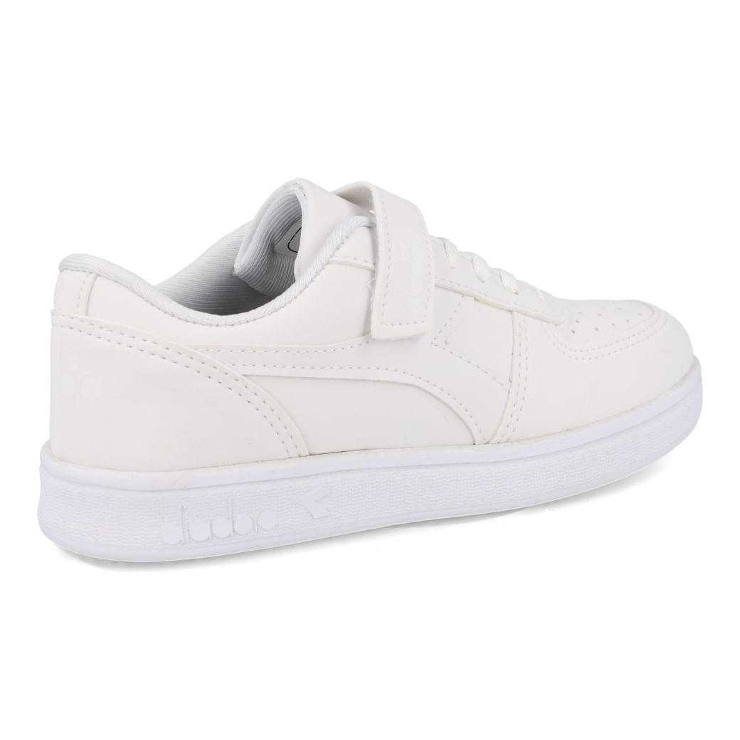 Diadora Tenis DFSC067-03 PLAYMAKER VLC JR Branco-Branco Sint_6__01